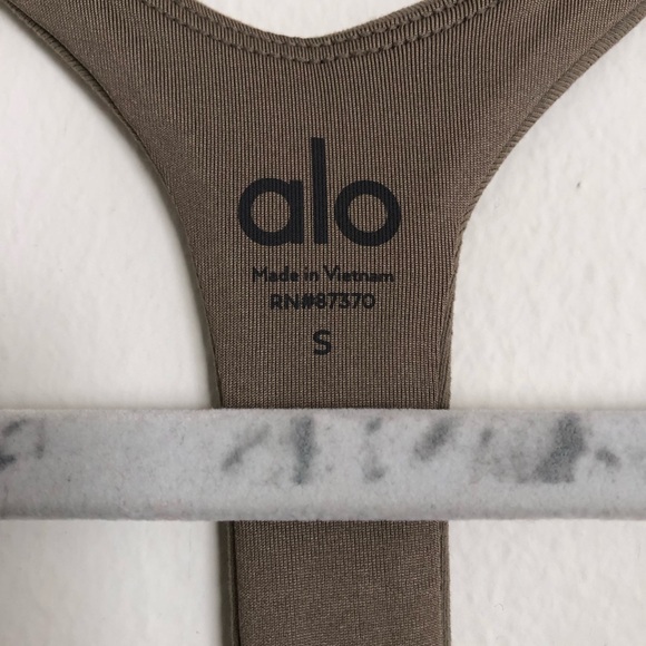 Alo Yoga Sleek Back Bodysuit Gravel S - Picture 6 of 12